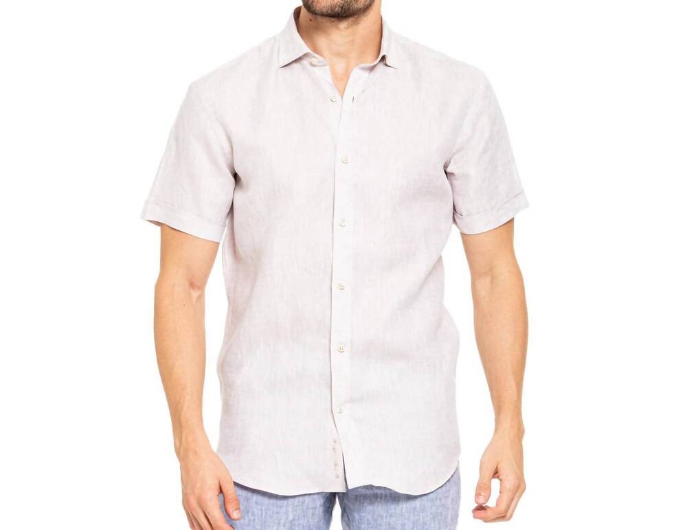 NEW EIGHT X short sleeve shirt in beige